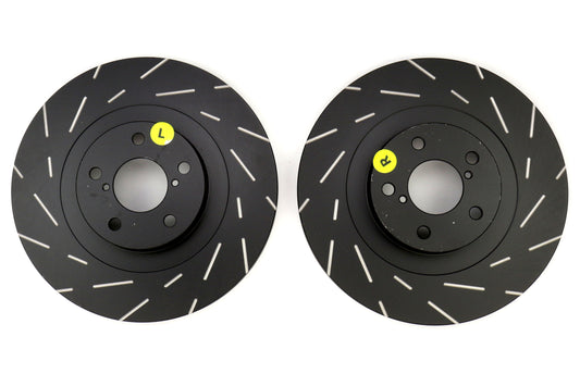 EBCUSR972 EBC Brakes USR Series Sport Slotted Front Brake Rotors - Subaru Models Inc.  2002-2007 WRX / 2003-2008 Forester,