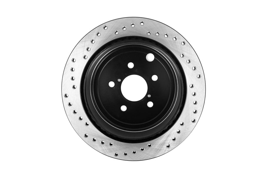 STT128.47031-GRP Stoptech Drilled Rear Rotor Pair - 2013-2021 FRS / BRZ / 86,