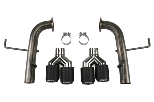 MBRS48013CF MBRP Street 2.5in Quad Tip Axle Back Exhaust - 2015+ WRX / STI-Carbon Fiber,
