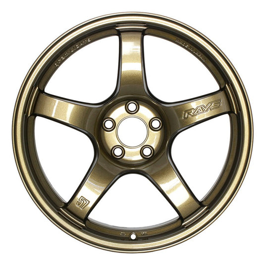 GRAWGCR445EAGP Gram Lights 57CR 19x9.5 +45 5x114.3 Almite Gold,