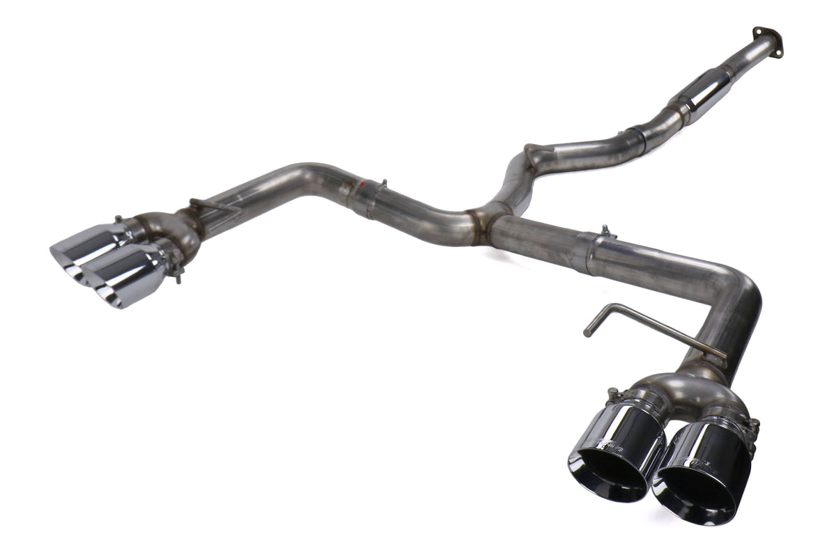 AWE3020-42058 AWE Track Edition Exhaust Chrome Silver Quad Tips (102mm) - 2015+ WRX / STI,