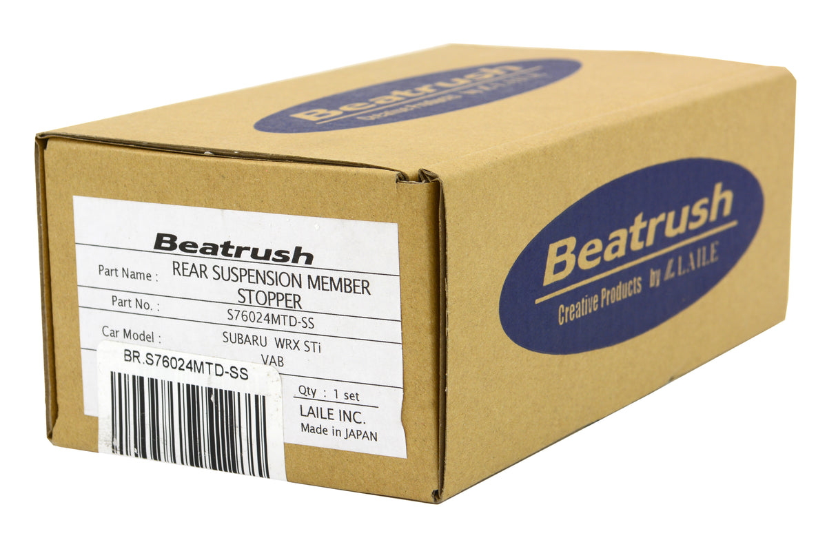 BEAS76024MTD-SS Beatrush Rear Suspension Frame Stopper Kit - 2015+ WRX / 2015+ STI,