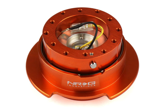 NRGSRK-250OR NRG Generation 2.5 Quick Release Steering Wheel Adaptor : Orange Body / Orange Ring (SRK-250OR),