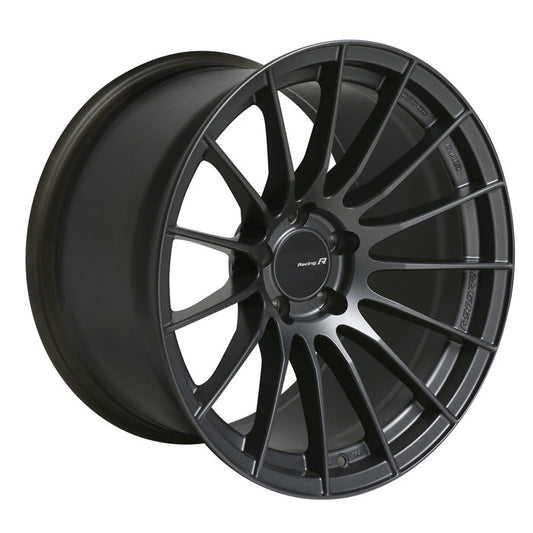 ENK484-890-6535GM Enkei RS05RR Matt Gunmetal Wheels 18x9 +35mm Flat Face - 2015+ WRX / 2015+ STI,