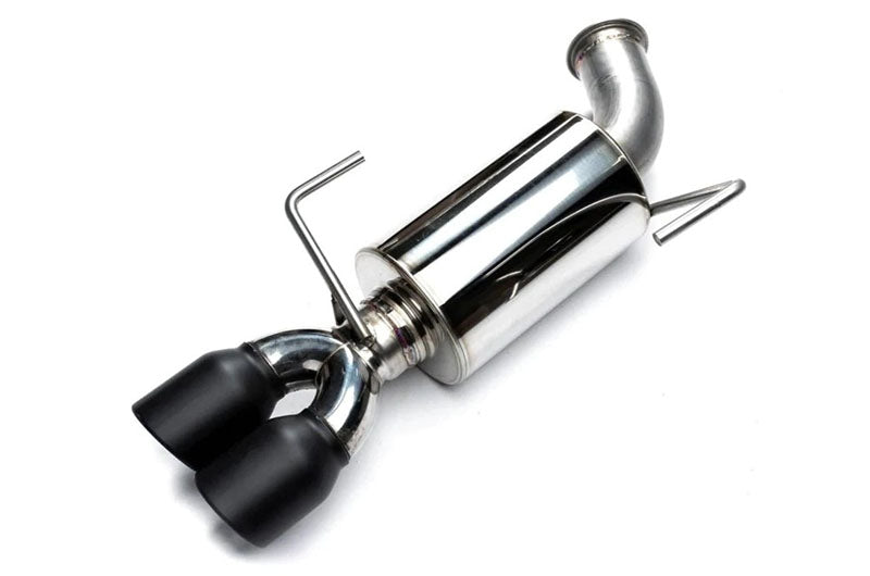 ETS200-60-EXH-009 ETS Cat-Back Exhaust System w/Muffler Non-Resonated Stealth Black Tips - 2022+ Subaru WRX,