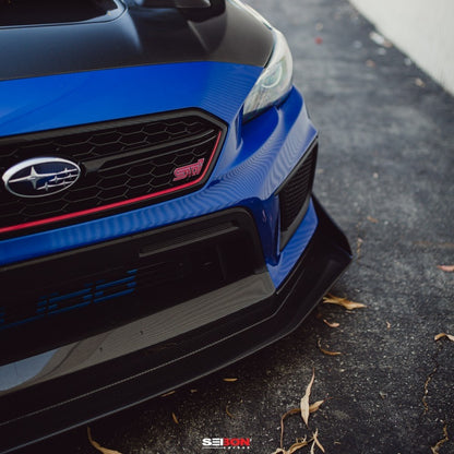 SEIFL18SBIMP-CW Seibon Carbon Fiber CW-Style Front Lip - 2018+ WRX / STI,