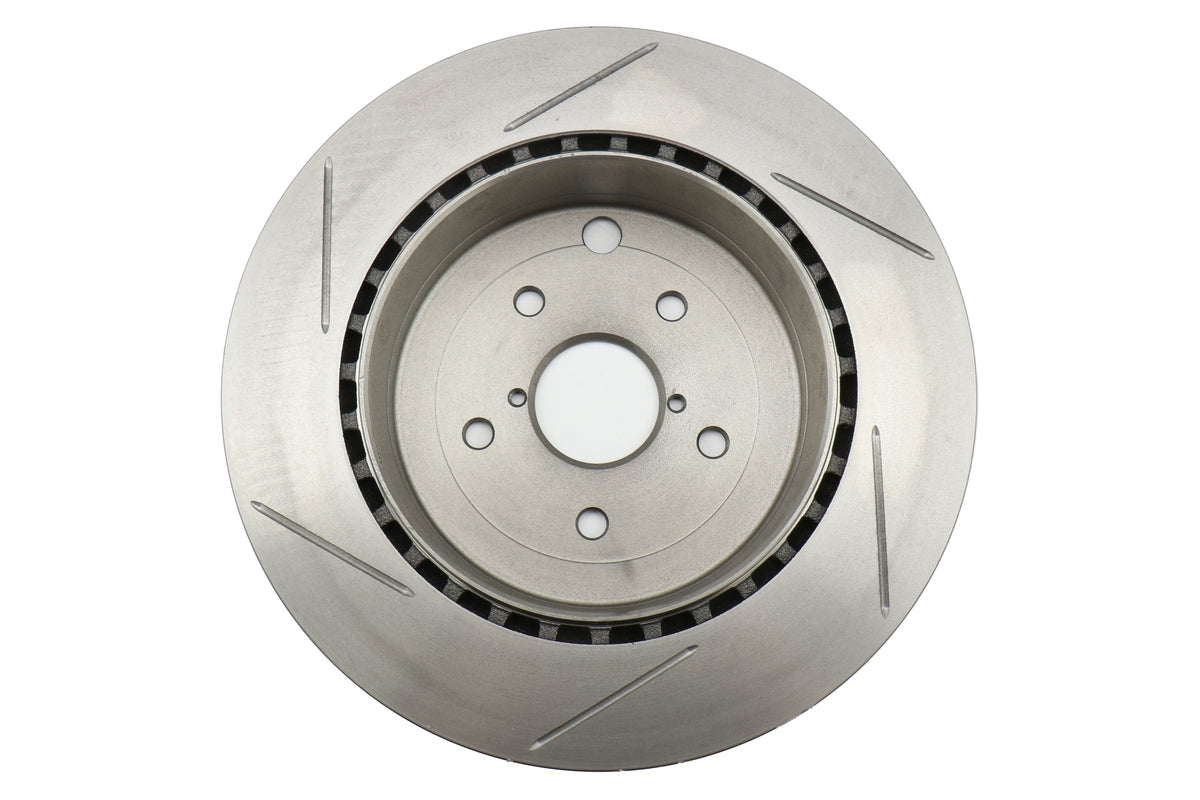 STT126.47030SL Stoptech Slotted Rear Left Rotor Single - 2008-2017 Subaru STI,