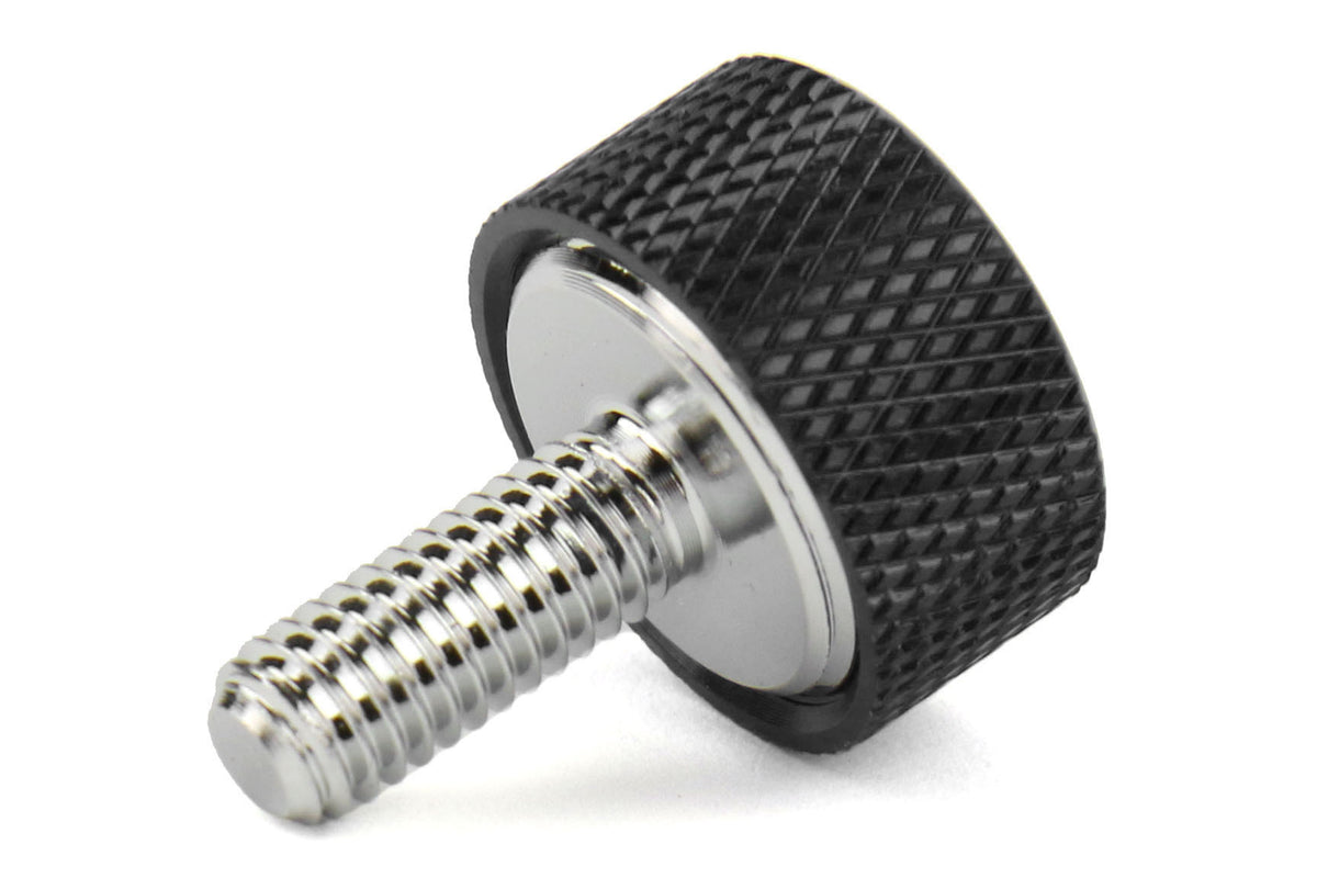 KICWKPLBK Project Kics Leggdura Racing 2pc License Plate Lock Bolts - Universal-Black,