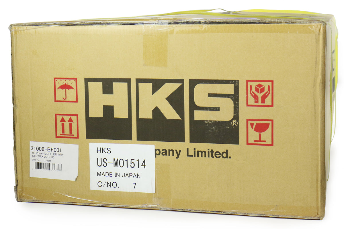 HKS31006-BF001 HKS Hi-Power Cat Back Exhaust System - 2015+ WRX / 2015+ STI,