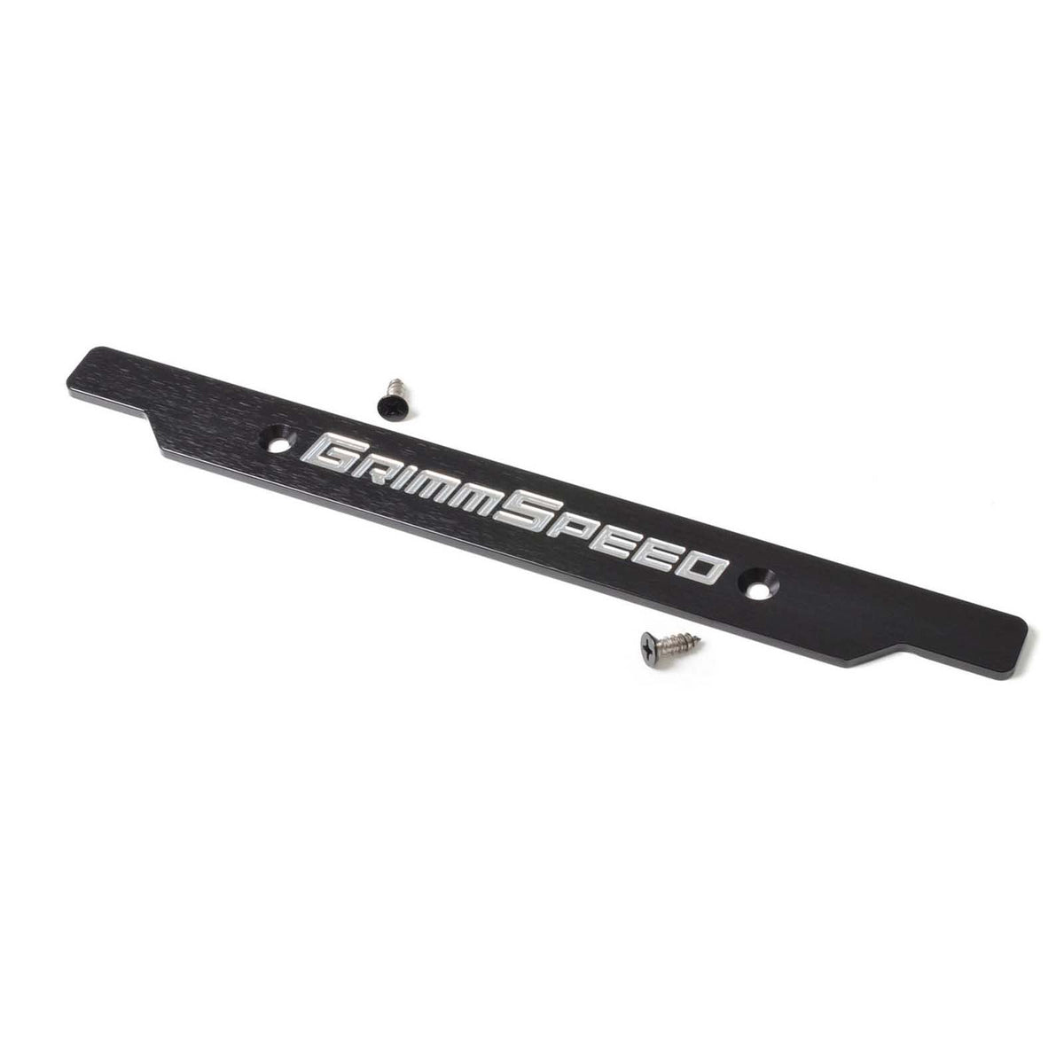 GRM094079 GrimmSpeed License Plate Delete Black/Silver - 2006-2014 Subaru WRX / 2006-2014 Subaru STI,
