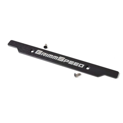 GRM094079 GrimmSpeed License Plate Delete Black/Silver - 2006-2014 Subaru WRX / 2006-2014 Subaru STI,