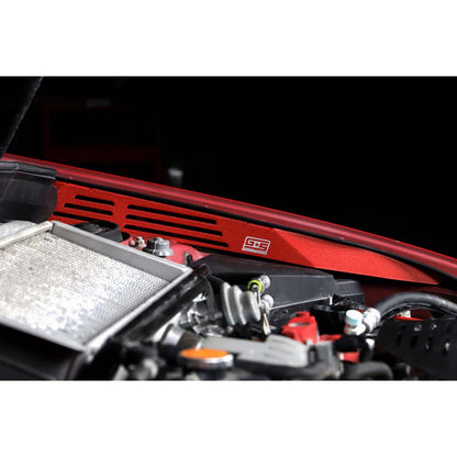 GRM096059 GrimmSpeed Fender Shrouds Red - 2008-2014 Subaru WRX / STI,