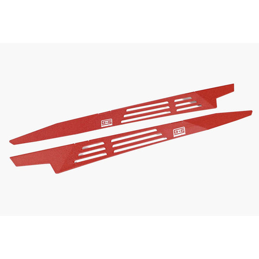 GRM096059 GrimmSpeed Fender Shrouds Red - 2008-2014 Subaru WRX / STI,