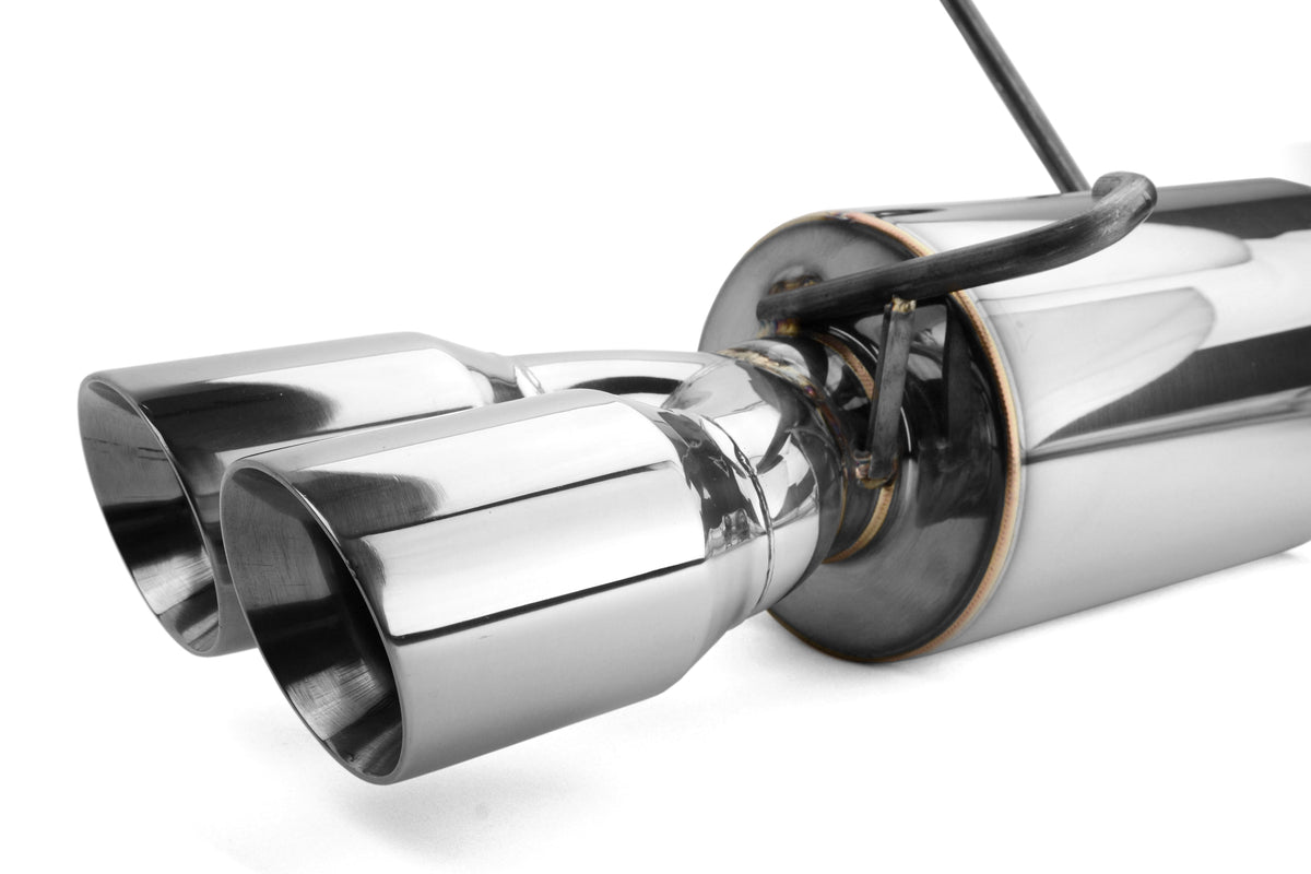ETS200-30-EXH-011 ETS Catback Exhaust System - 2015+ WRX / STI-Muffled-No Resonator-Polished Tips,