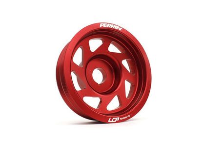 PERPSP-ENG-100RD Perrin Lightweight Crank Pulley - 2015+ STI-Red,
