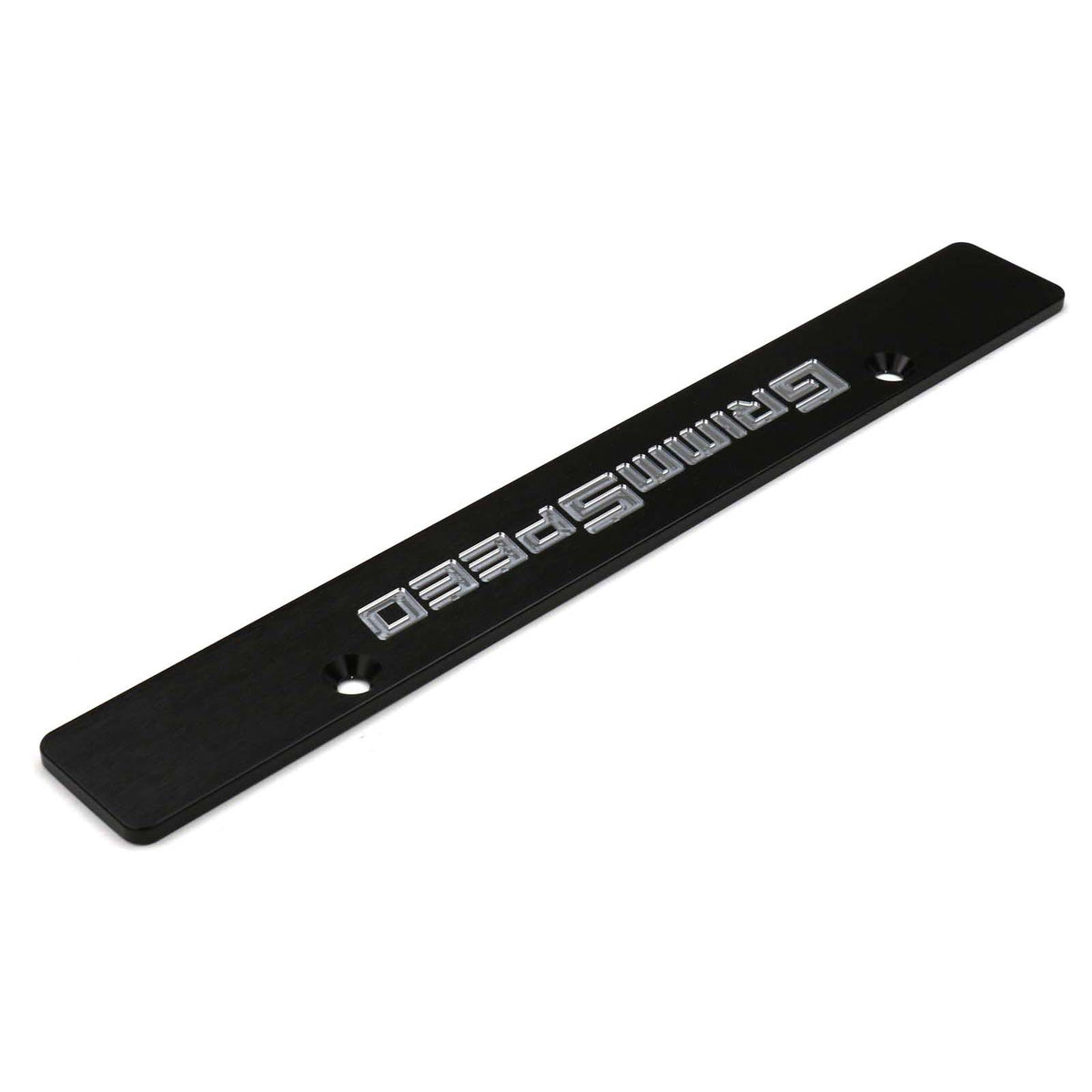 GRM094079 GrimmSpeed License Plate Delete Black/Silver - 2006-2014 Subaru WRX / 2006-2014 Subaru STI,
