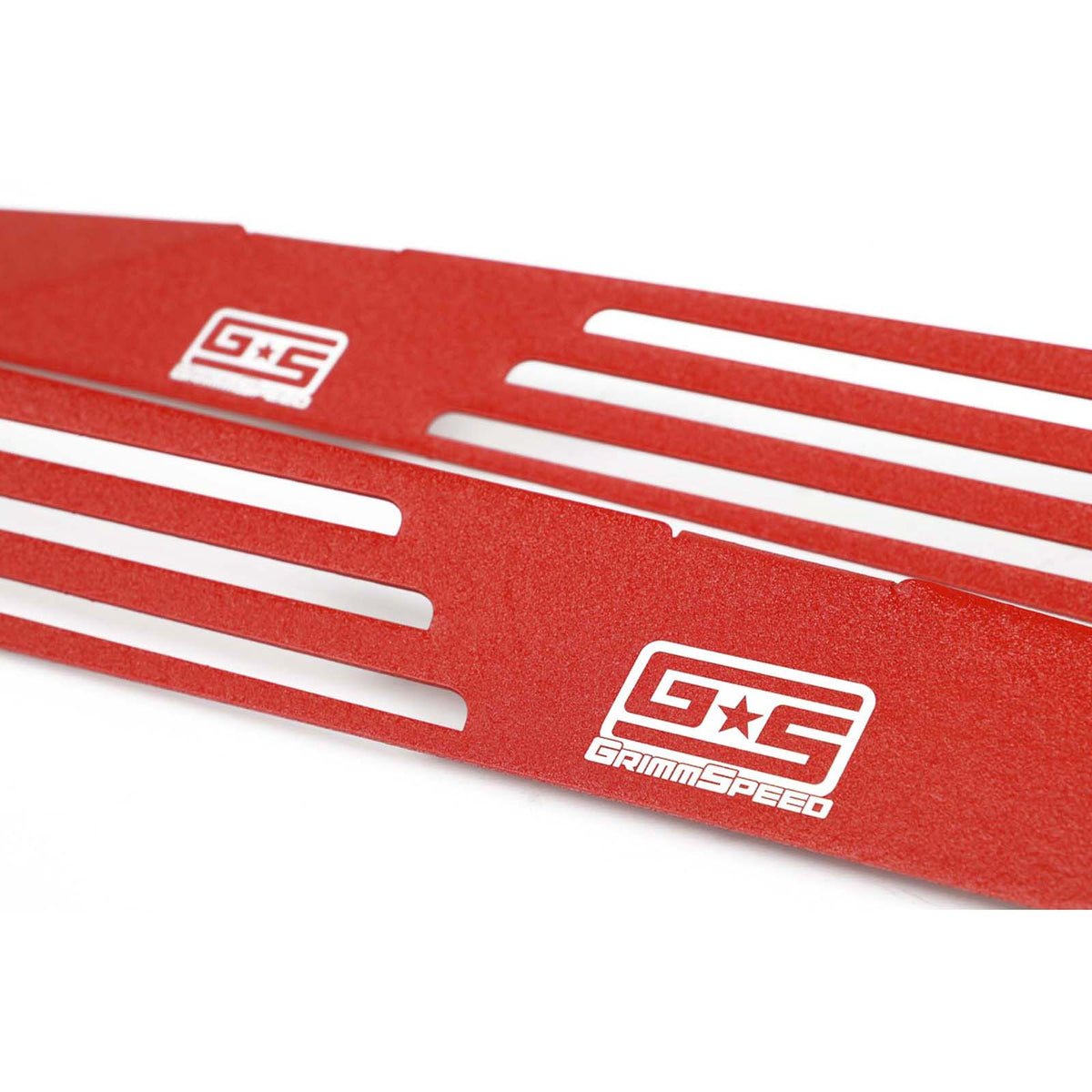 GRM096059 GrimmSpeed Fender Shrouds Red - 2008-2014 Subaru WRX / STI,