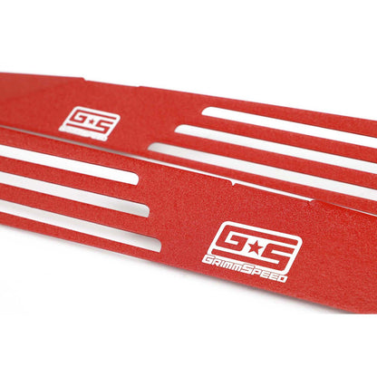 GRM096059 GrimmSpeed Fender Shrouds Red - 2008-2014 Subaru WRX / STI,