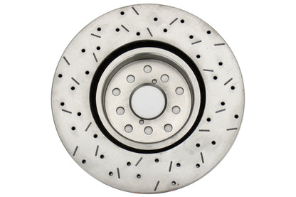 DBB42650XS-10 DBA Front 4000 Series Cross Drilled and Slotted Rotors (Front) - 2015+ WRX / 2014+ Forester,