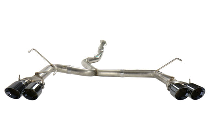AWE3020-43066 AWE Track Edition Exhaust Diamond Black Quad Tips (102mm) - 2015+ WRX / STI,