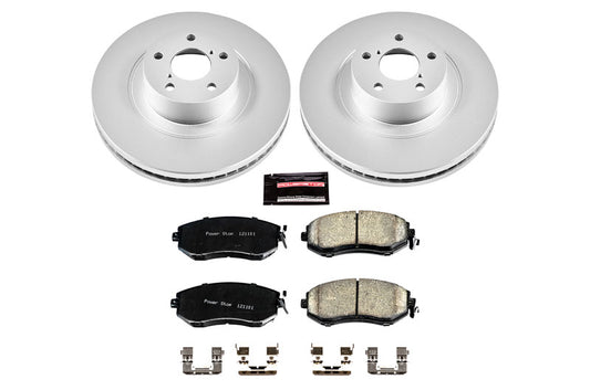 POWCRK4603 Power Stop Z17 Evolution Geomet Coated Rotor Brake Kit (Front) - 2015-2021 Subaru WRX,