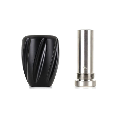 SKU: MMSK-TWST-BK,,Mishimoto Weighted Steel Core Shift Knob, Twist - Black,