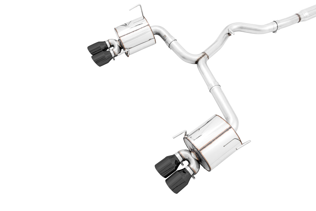 AWE3015-43108 AWE Touring Edition Exhaust Diamond Black Quad Tips (102mm) - 2015+ STI,