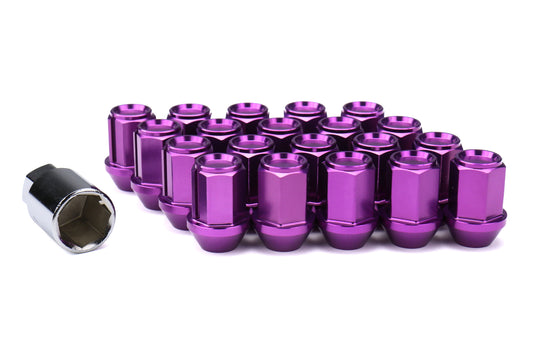 KICWKIC3P Project Kics Leggdura Racing Lug Nuts - 2015+ WRX / 2015+ STI / 2013+ FT86-Purple,