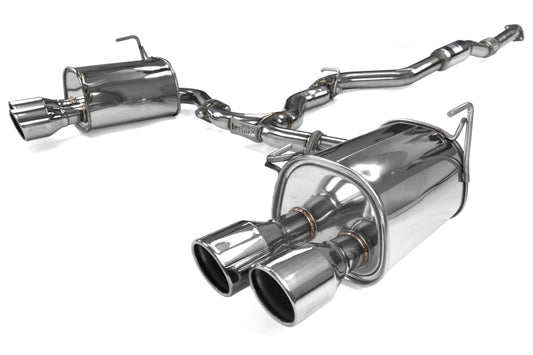 INVHS22WRXG3S Invidia Q300 Stainless Steel Quad Tip Cat-Back Exhaust - 2022+ Subaru WRX,
