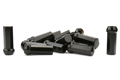 KICWHPF3BL42 Project Kics Black KyoKugen Lug Nut Set 12x1.25 42MM,