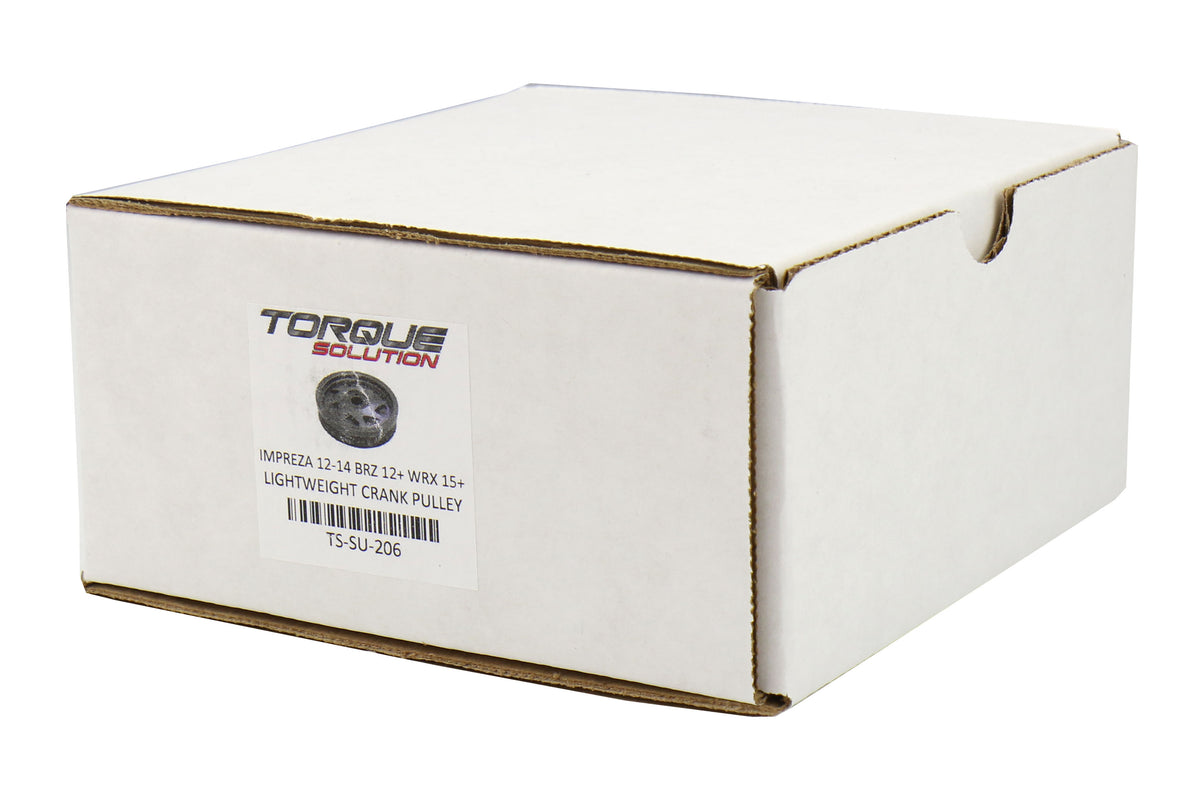 TQSTS-SU-206 Torque Solution Lightweight Crank Pulley - 2015-2018 WRX / 2013+ FT86,