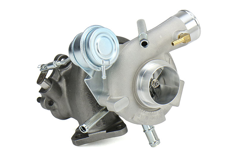 FPT2025050 Forced Performance FP BLUE Turbocharger 58mm 8cm IWG w/ Oil Feed Line - 2002-2007 Subaru WRX / 2004+ Subaru STI,