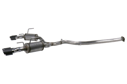 MBRS48003CF MBRP Street 3in Quad Tip Cat Back Exhaust - 2015+ WRX / STI-Carbon Fiber,