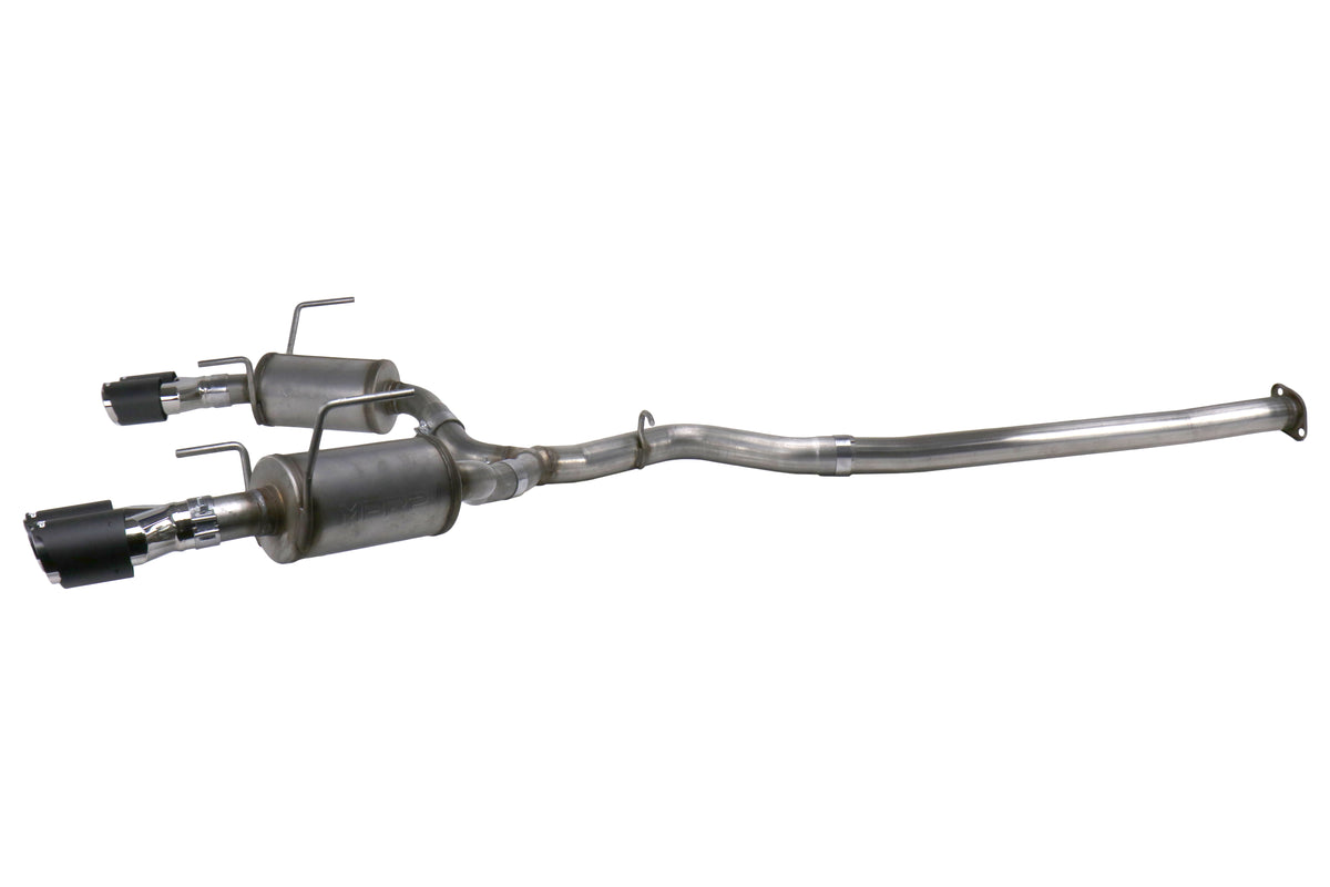 MBRS48003CF MBRP Street 3in Quad Tip Cat Back Exhaust - 2015+ WRX / STI-Carbon Fiber,