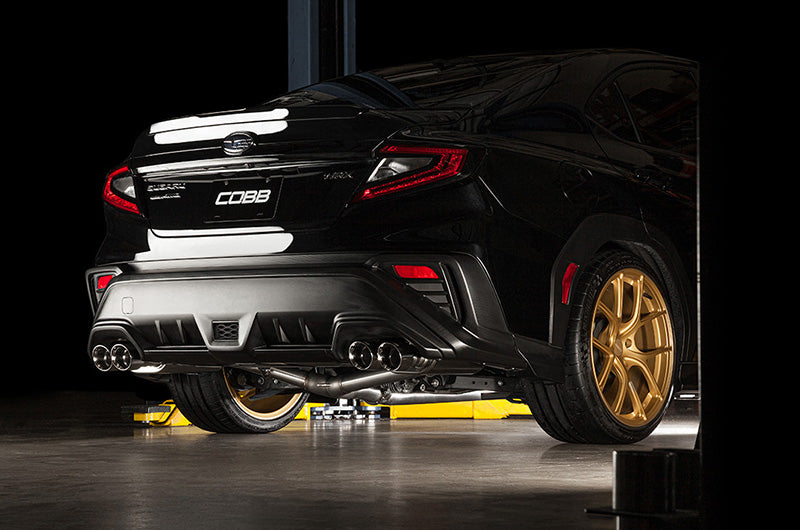 COB516100 COBB Tuning 3in Stainless Steel VB Cat Back Exhaust System 22+ Subaru WRX,