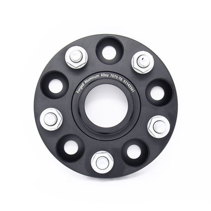 TQSTS-WS-553 Torque Solution Forged Aluminum Wheel Spacers 5x114.3 25mm Pair - Subaru STI 2005+ / WRX 2015+,