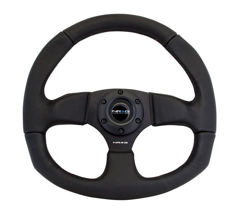 NRGRST-009R NRG 320mm Sport Leather Steering Wheel Oval - Universal,