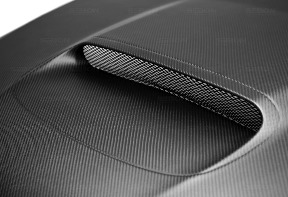 SEIHD0809SBIMP-OE-DRY Seibon Dry Carbon Fiber OE Style Hood - 2008-2014 Subaru WRX / 2008-2014 Subaru STI,