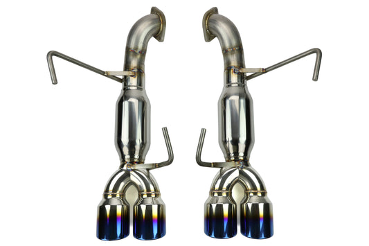 ETS200-30-EXH-004 ETS Axleback Systems - 2015-2019 WRX / 2015-2018 STI*-Muffled-Blue Tips,