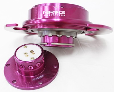 NRGSRK-650RD NRG Generation 3 Quick Release Steering Wheel Adaptor : Red Body / Red Ring (SRK-650RD),