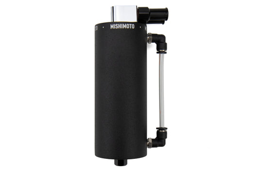 MIMMMOCC-SAWBK Mishimoto Wrinkle Small Aluminum Oil Catch Can - Universal-Black,