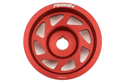 PERPSP-ENG-100RD Perrin Lightweight Crank Pulley - 2015+ STI-Red,