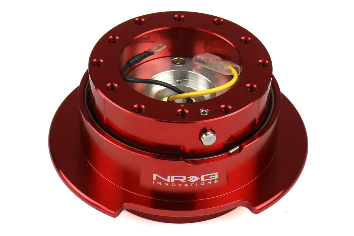 NRGSRK-250RD NRG Generation 2.5 Quick Release Steering Wheel Adaptor : Red Body / Red Ring (SRK-250RD),