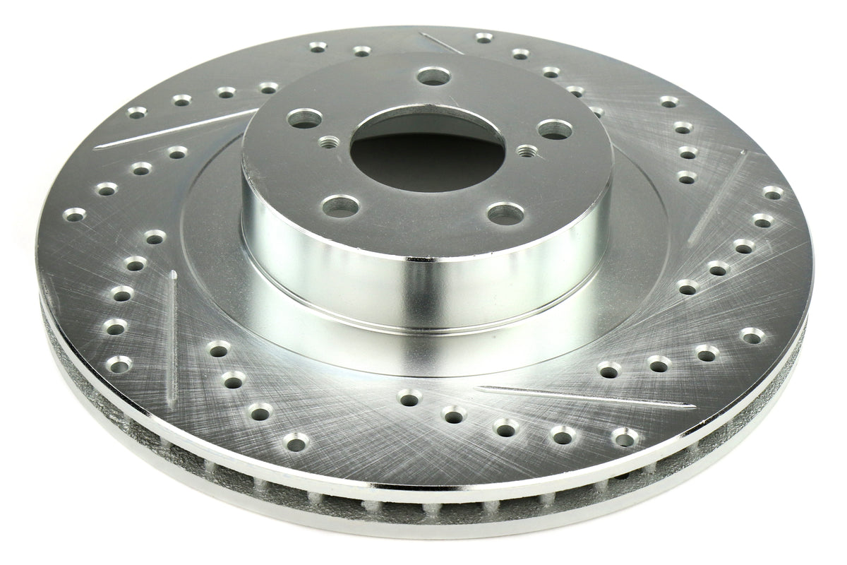 Stoptech C-Tek Sport Drilled and Slotted Rotor Single Front Left Subaru Models (inc. 2002-2008 WRX)