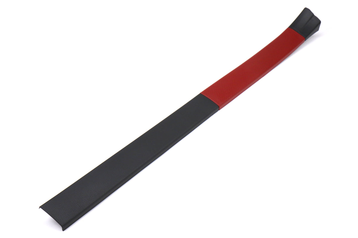 TOYSU003-03247 Toyota JDM Passenger Door Sill Guard Black / Red -  2013 -2021 BRZ / FR-S / 86,