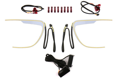 DODDD2221 Diode Dynamics Subaru Crosstrek C-Light Switchback LED Halos - 2013+ Crosstrek,