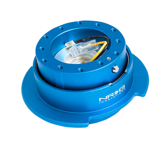 NRGSRK-250BL NRG Generation 2.5 Quick Release Steering Wheel Adaptor : Blue Body / Blue Ring (SRK-250BL),