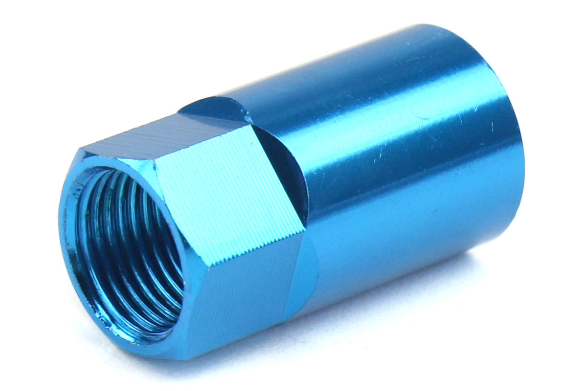 WMP45930U Wheel Mate TPMS Color Valve Step Sleeve and Cap Kit - Universal (Blue),