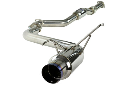 INVHS08SW4GTT Invidia N1 Cat Back Exhaust Single Titanium Tip - 2008-2014 Subaru WRX Sedan / 2011-2014 Subaru STI Sedan,