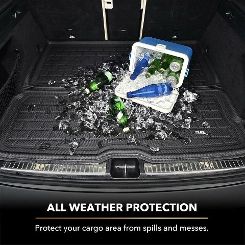 UACM1SB0201309 3D MAXpider KAGU Black Cross Fold Cargo Liner - 2015-2020 Subaru WRX & STI,